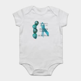 Ovarian Cancer Survivor Support Baby Bodysuit